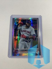2022 Topps Chrome #97 Franmil Reyes Cleveland Guardians Prism Refractor